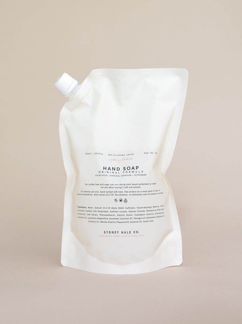 Hand Soap Eucalyptus, Lavender Geranium + Peppermint Sydney Hale