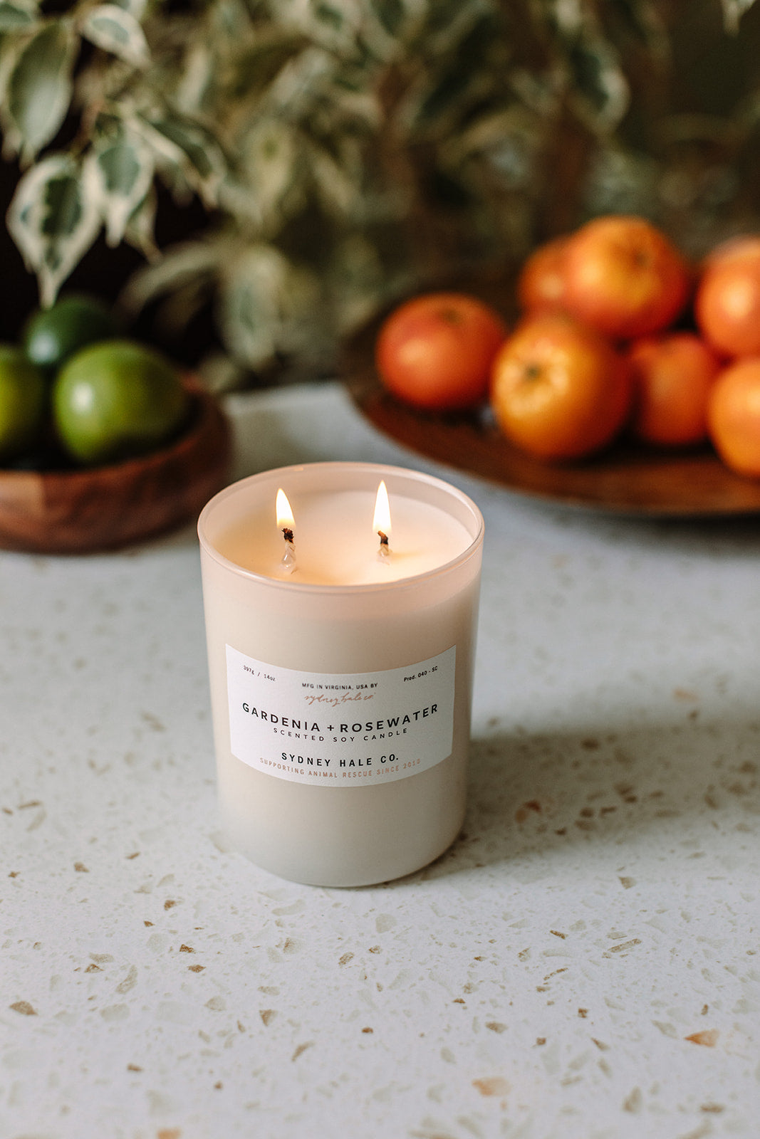 Gardenia + Rosewater Candle