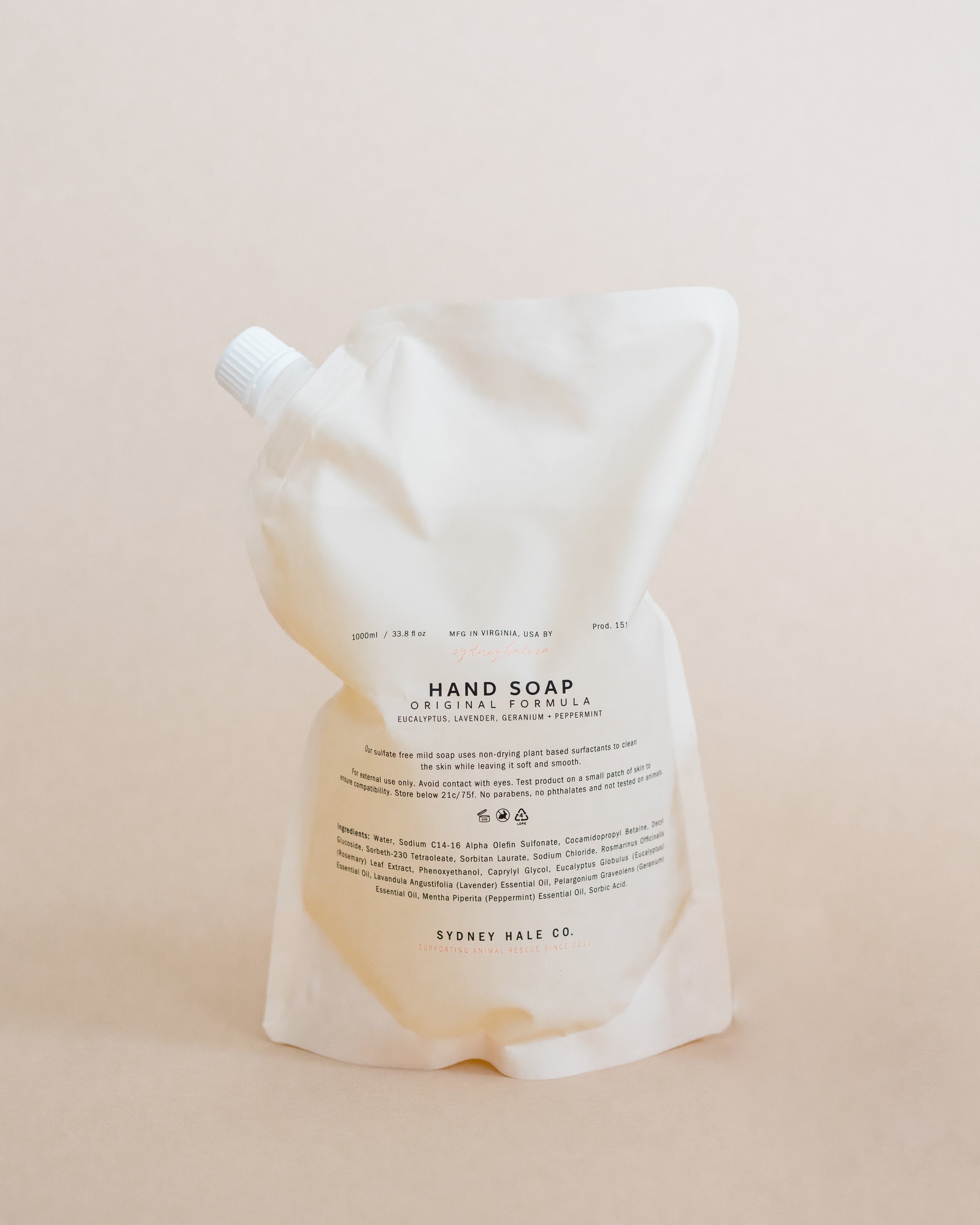 Hand Soap Eucalyptus, Lavender Geranium + Peppermint Sydney Hale