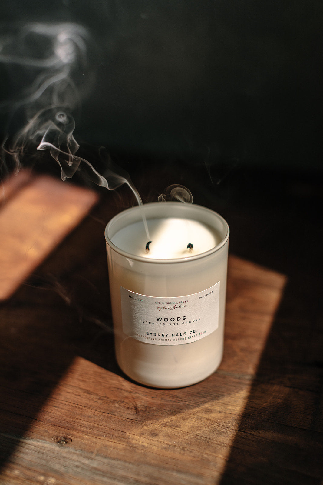 Woodsmoke + Amber Candle or Room Spray - Thumbnail 2