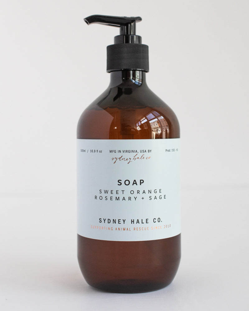 Soap- Sweet Orange, Rosemary + Sage